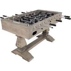 Football Games Table Sports Hathaway Montecito 55-in Foosball Table with Drink Holders and Analog Scoring - Driftwood Finish