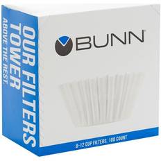 Bunn Coffee Maker Accessories Bunn Coffee Filters, 8/10-Cup Size, 100/Pack