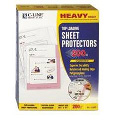 Shipping, Packing & Mailing Supplies C-Line Heavyweight Sheet Protectors, Clear, 200/Box 62097