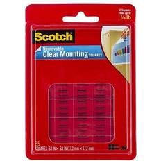 Ergonomic Office Supplies Scotch Mounting Squares, Precut, Removable, 11/16" Clear, 35/Pack