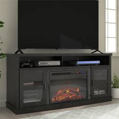 Ameriwood Home Electric Fireplaces Ameriwood Home Ayden Park Fireplace TV Stand, Black
