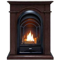 Yellow Gas Fires Procom Dual-Fuel Ventless Gas Fireplace System, 170190
