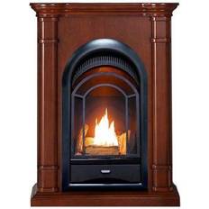 Brown Gas Fires Procom Dual-Fuel Ventless Gas Fireplace System, 10,000 BTU, T-Stat Control, 170194