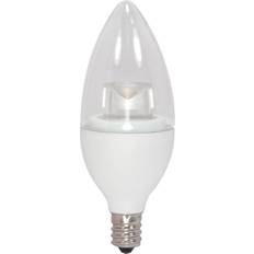 Candle LED Lamps Nuvo Lighting Satco LED Lamps 4.5W E12