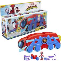 Hasbro Spider-Man Spielzeuge Hasbro Marvel Spidey & His Amazing Friends Spider Crawl R 2 in 1 Headquarters Playset