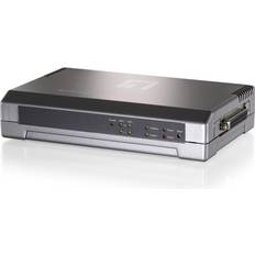 LevelOne FPS1033 Print Server-2 x USB-1 x Parallel-Gray-Activity,Link,Power,S