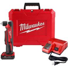 Milwaukee Screwdrivers Milwaukee M18 Cordless Lithium-Ion Right Angle Drill Kit with Compact Battery