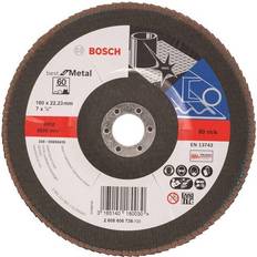 Bosch 180mm 7" Flap Discs 60 Grit Pack of x10