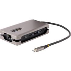 StarTech USB C-3xUSB C/USB A/HDMI/RJ45 M-F 0.3m