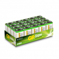GP Batteries Super Alkaline 9V-battery, 1604A/6LF22, 20-pack