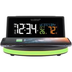 Wireless Charging Alarm Clocks LA CROSSE TECHNOLOGY 617-84947