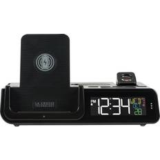 Wireless Charging Alarm Clocks LA CROSSE TECHNOLOGY 616A-30357-INT Wattz 2.0