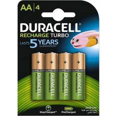 Aa batterier Duracell Laddningsbara 2500mAh AA-Batterier 4-pack