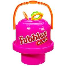Bubble Blowing Little Kids Fubbles No-Spill Big Bubble Bucket, Pink