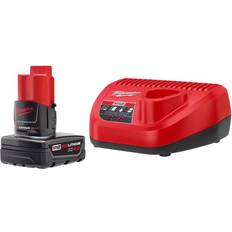 Milwaukee Batteries & Chargers Milwaukee M12 Battery and Charger Starter Kit