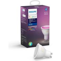 Dimmable LED Lamps Philips Hue GU10 White & Color Ambiance Bulb