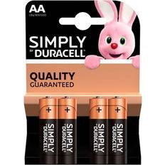 Aa batterier Duracell AA Batterier (Alkaline) 4-Pack