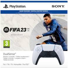 Sony PlayStation 5 DualSense Controller with FIFA 23 Voucher - White