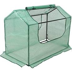 Sunnydaze Mini Greenhouse 50x27" Stainless Steel Plastic