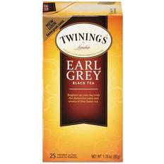 Food & Drinks Twinings of London Earl Grey Tea Bags, 25/Box TNA51728 Quill