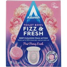 Astonish Cleaning Equipment & Cleaning Agents Astonish Toilet Bowl Fizz & Fresh Tabs Pink Peony Fresh