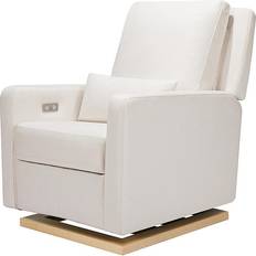 Sitting Furniture Babyletto Sigi Glider Recliner With Control In Performance Cream Cream