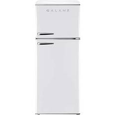 White retro fridge freezer Galanz GLR12TWEEFR Retro Style Top White