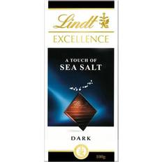 Lindt Sjokolade Lindt Excellence Sea Salt Dark Chocolate Bar 100g