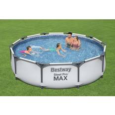 Poolleitern Bestway Steel Pro MAX Swimmingpool > I externt lager, forväntat leveransdatum hos dig 30-10-2022