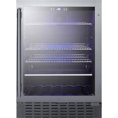 24 inch wide mini refrigerator Summit SCR2466B 24 Wide Cu. Silver, Black
