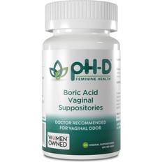 Medicines pH-D Feminine Health Boric Acid 24 Suppository, Vaginal Suppository, Capsule