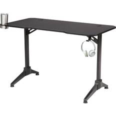 Gaming Accessories SAFCO Ultimate Computer Gaming Desk, with Under Desk LED - Black - Medium