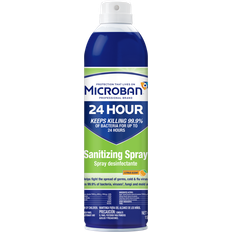Microban 24-hour Disinfectant Sanitizing Spray, Citrus, 15 Oz