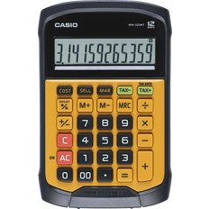 Casio Kalkulatorer Casio WM-320MT Desk calculator Yellow, Black Display (digits) 12 solar-powered, battery-powered (W x H x D) 145 x 36 x 195 mm