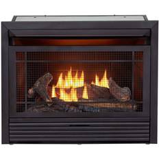 Gas Fires Duluth Forge Dual-Fuel Ventless Gas Fireplace Insert, 26,000 BTU, T-Stat Control, 170121