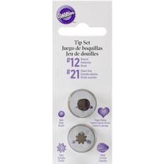 Cookie Cutters #12 Round & #21 Star Decorating Tip Set Cookie Cutter