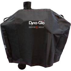 BBQ Covers Dyna-Glo DG405CC 52 Inch Wide Medium Charcoal Grill Cover Black Cooking BBQ BBQ Grill Covers - Black