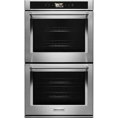 KitchenAid Smart Oven+ 30" Double with Powered Attachments Silver