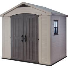 Keter garden storage Outbuildings Keter Factor 8' X 6' Resin Garden Storage Shed In X (Building Area )