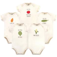Touched By Nature Baby Organic Cotton Bodysuits 5-pack - Corn