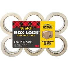 Scotch Shipping, Packing & Mailing Supplies Scotch Box Lock Packaging Tape, 6