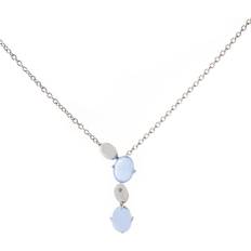 Grå Halskjeder Morellato SYV02 Necklace - Silver/Grey/Blue