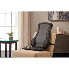 Massage Mats & Massage Seats Brookstone C2.5 Cordless Shiatsu Massaging Seat Topper Black