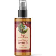 Massage Oils Badger Massage Oil Deep Tissue Ginger with Arnica & Cayenne 4 fl. oz