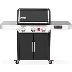 Weber grill with side burner Weber Genesis EX-325s Smart Grill Black Liquid Propane