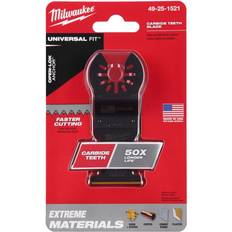 Power Tool Accessories Milwaukee 1-3/8 in. Carbide Universal Fit Extreme Wood and Metal Cutting Multi-Tool Oscillating Blade (1-Pack)