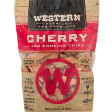 Western Cherry BBQ Smoking Chips 180 Cu. In. - 28066 - Natural