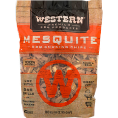 Smoke Dust & Pellets Western Mesquite BBQ Smoking Chips 180 Cu. In. - 78074 - Natural
