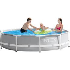 Pool 10ft Swimming Pools & Accessories Intex 26701EH 10ft x 30in Prism Frame Pool with Cartridge Filter Pump