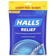 Cold Medicines Halls Relief Mentho-Lyptus Cough Drops, Economy Pack